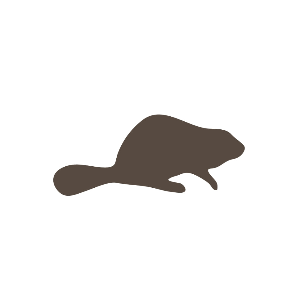 Beaver Precut Glass Shape – COE 96 Oceanside Glass Canadian Wildlife
