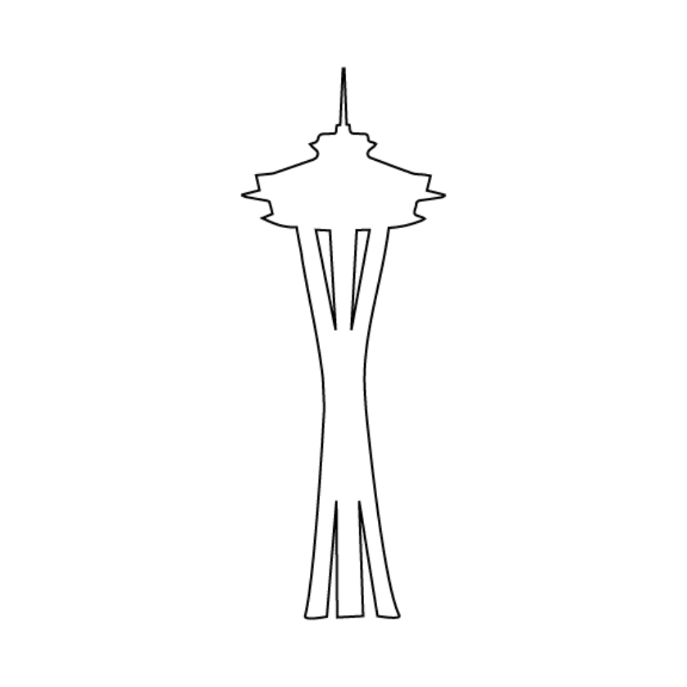 Space Needle Precut - COE 96