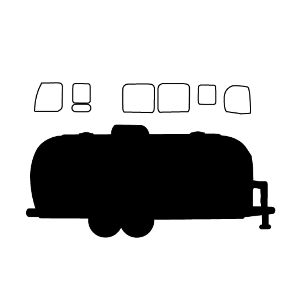 AirStream Trailer Precut Glass Shape - COE 96