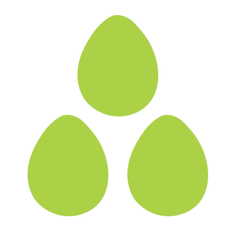 Easter Egg (3pk) Precut Glass Shape - COE 96