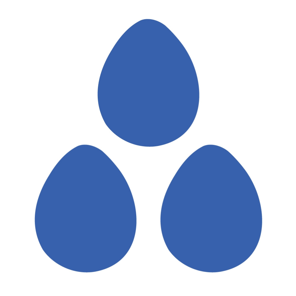 Easter Egg (3pk) Precut Glass Shape - COE 96