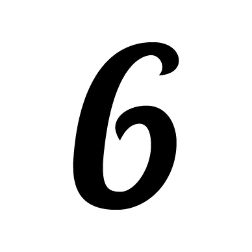 Numbers in Lobster - Black COE 90