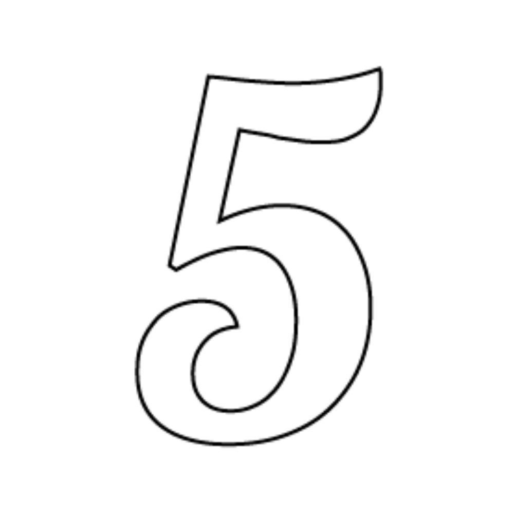 Numbers in Lobster - White COE 96