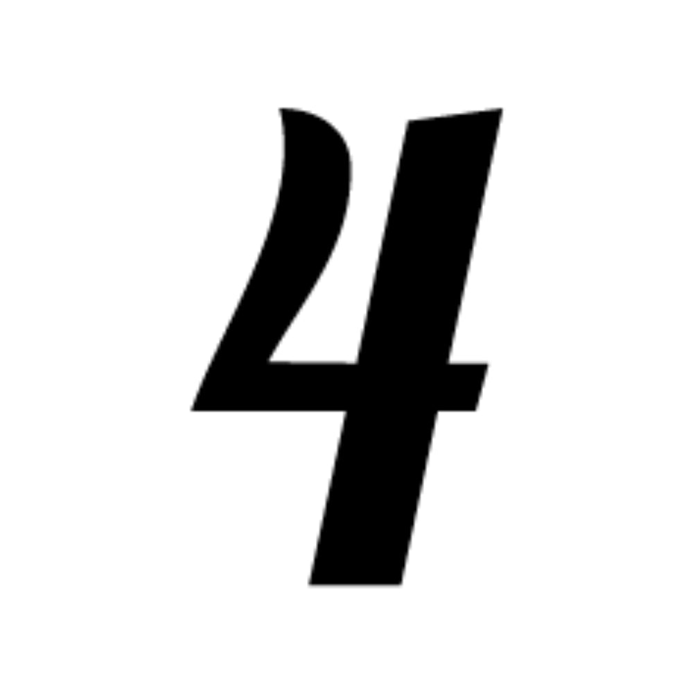 Numbers in Lobster - Black COE 90