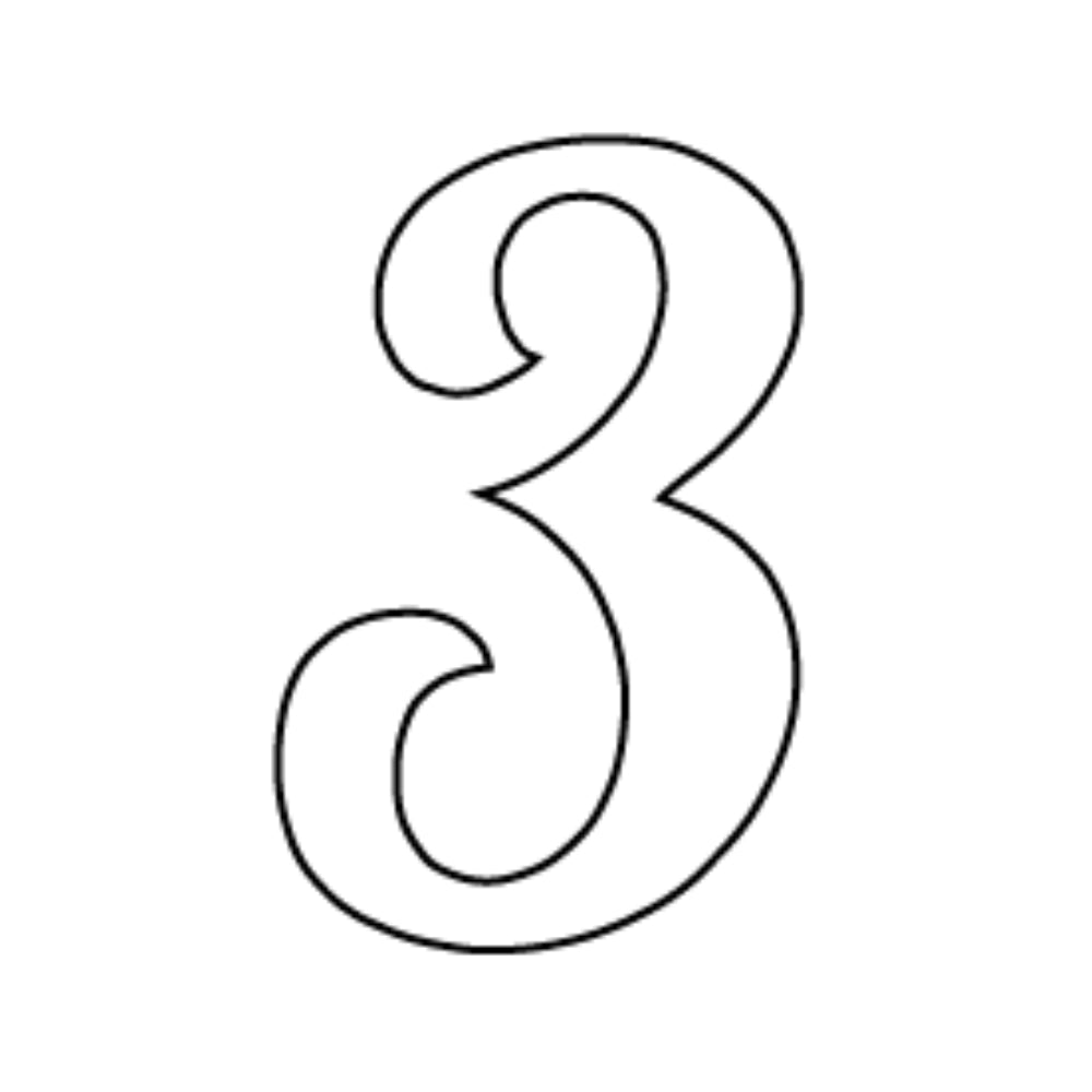 Numbers in Lobster - White COE 90