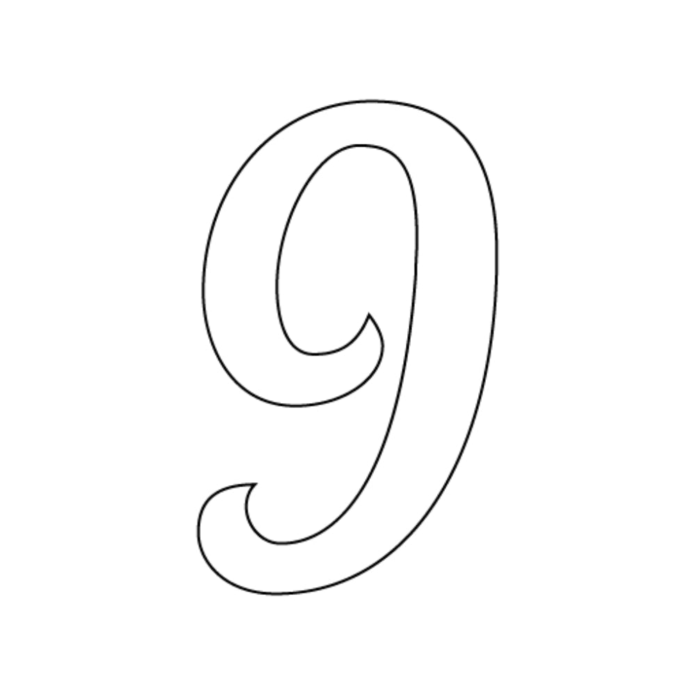 Numbers in Lobster - White COE 90