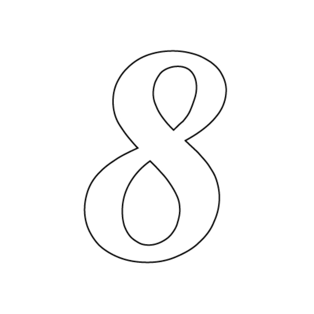 Numbers in Lobster - White COE 96