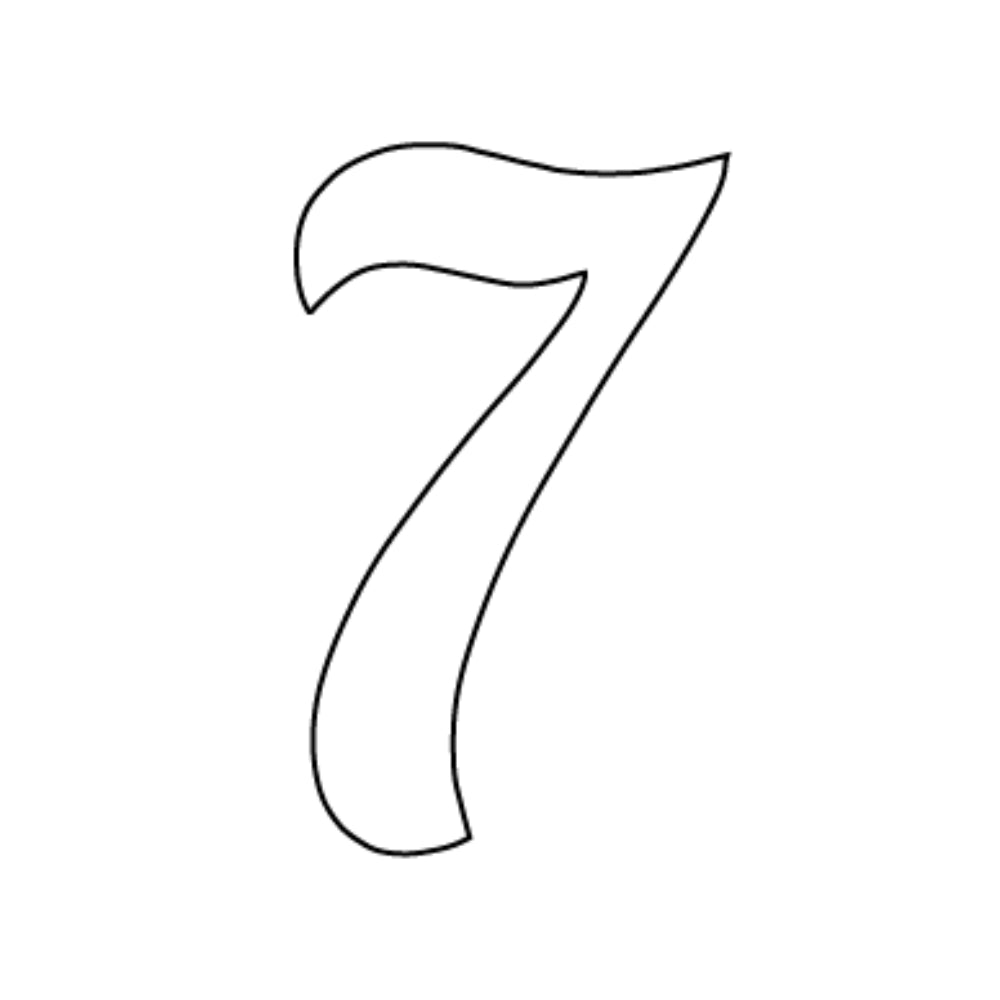 Numbers in Lobster - White COE 96