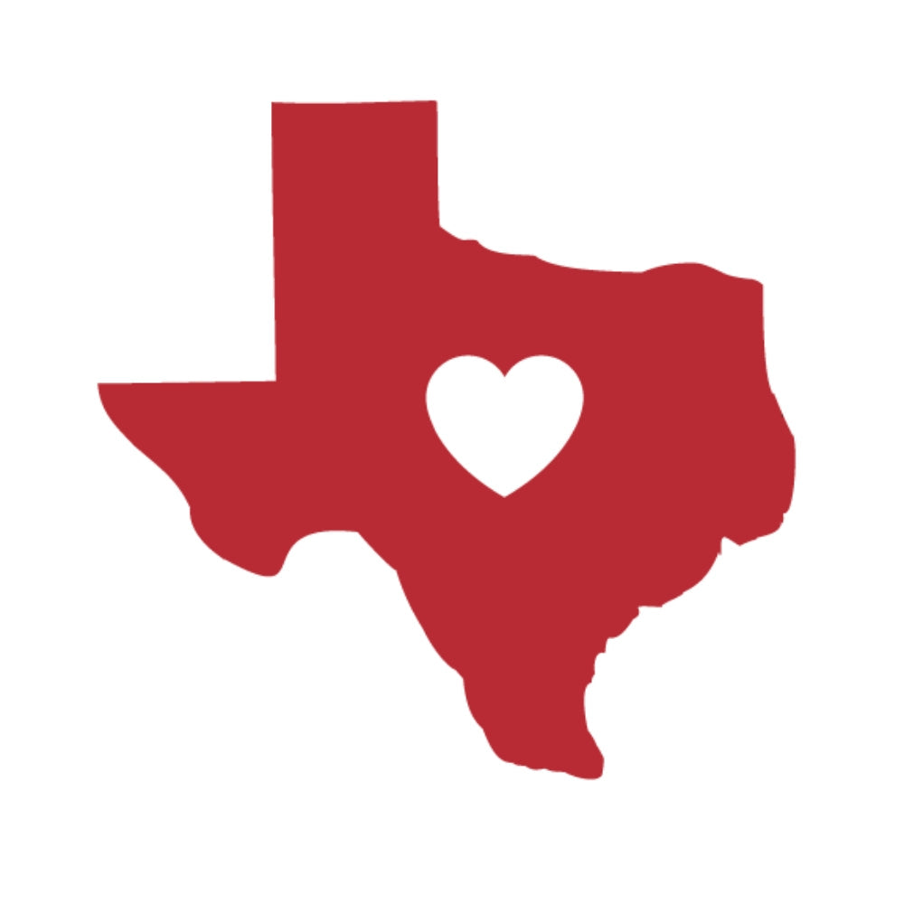 Texas with Heart Cut Out - COE 90