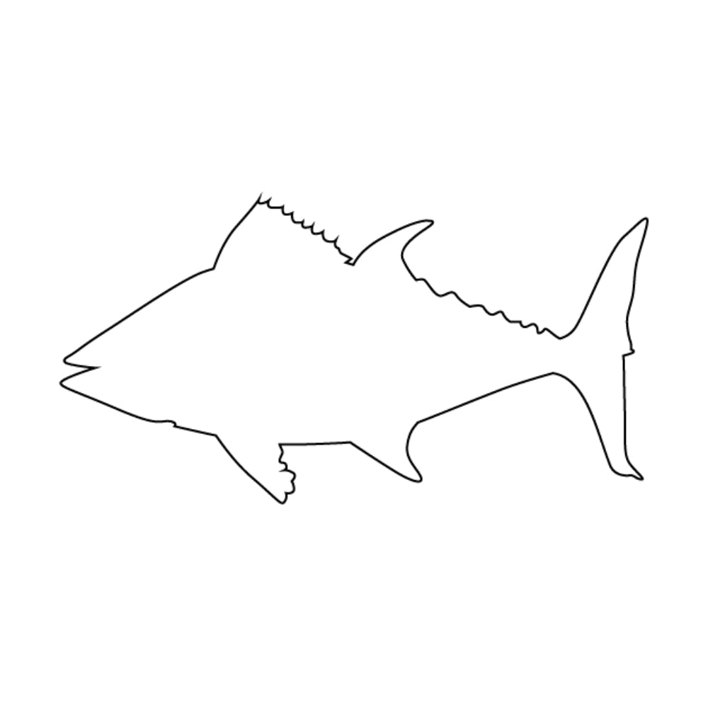 Tuna Fish Precut Glass Shape - COE 90