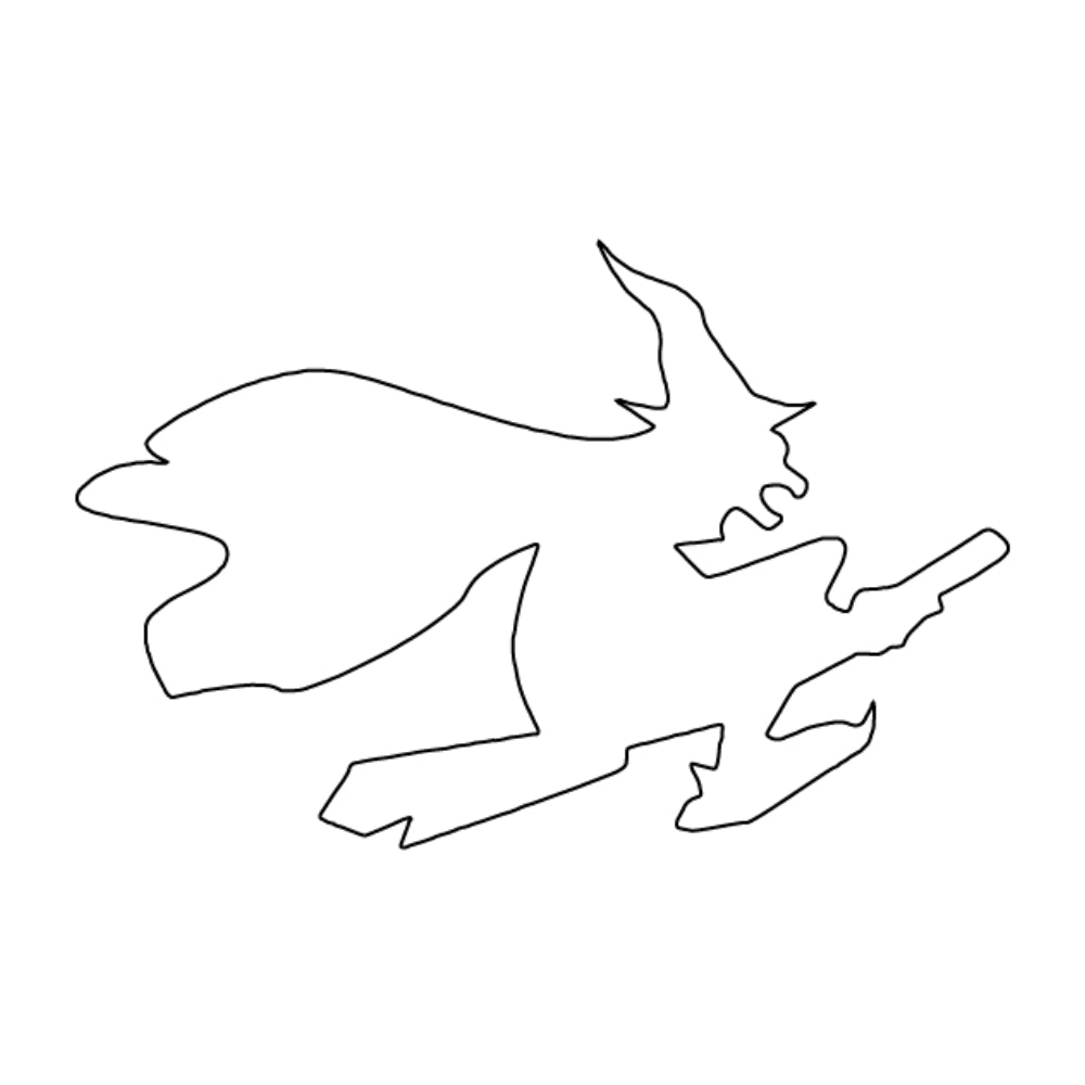 Witch Precut Glass Shape - COE 90