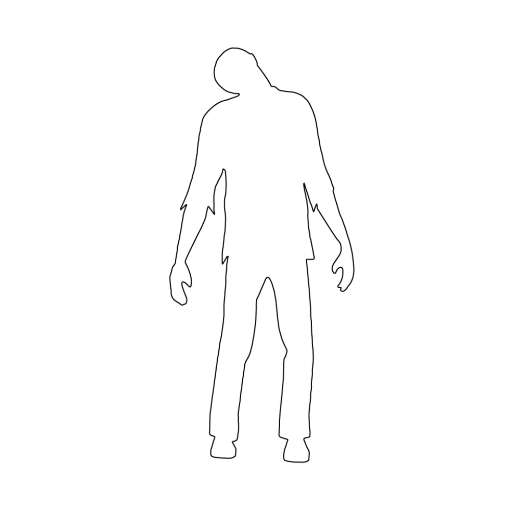 Zombie Precut Glass Shape - COE 90