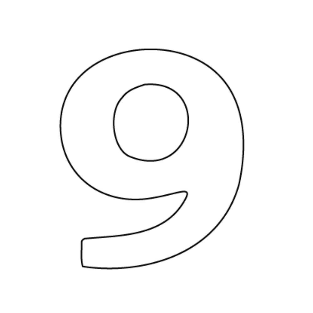 Numbers - Bookman Old Style - Clear COE 90