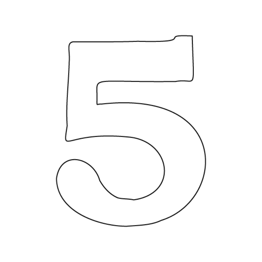 Numbers - Bookman Old Style - Clear COE 90