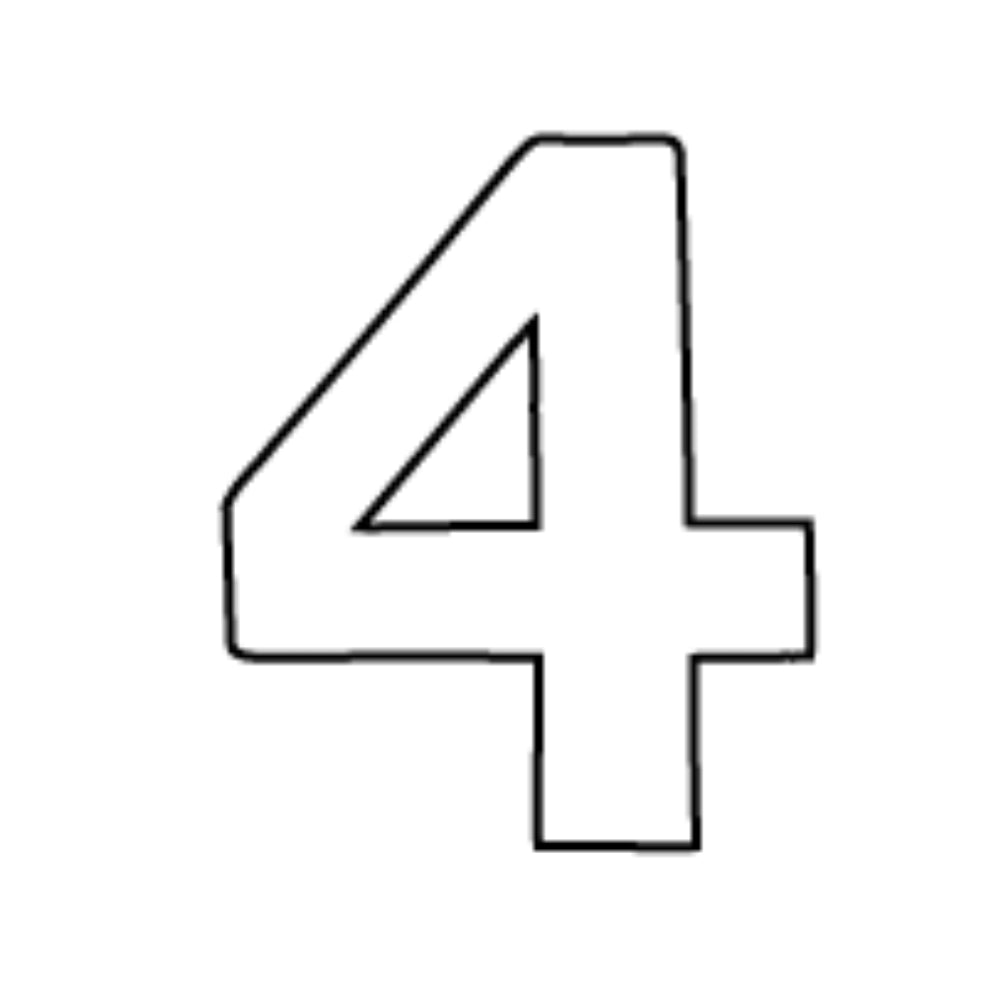 Numbers - Bookman Old Style - Clear COE 90