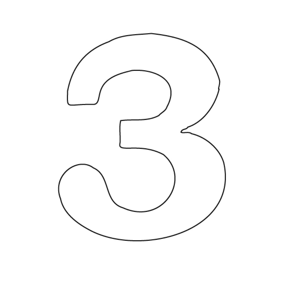 Numbers - Bookman Old Style - Clear COE 90