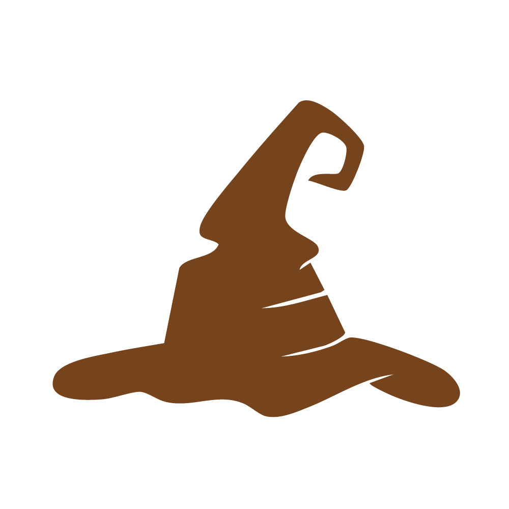 Witch’s Hat Precut Glass Shape – COE 90 Bullseye Glass Halloween Craft