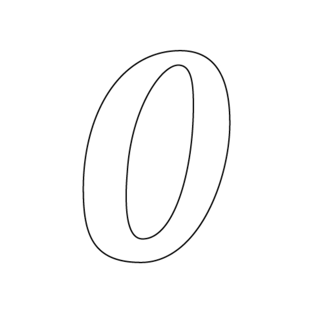 Numbers in Lobster - White COE 96