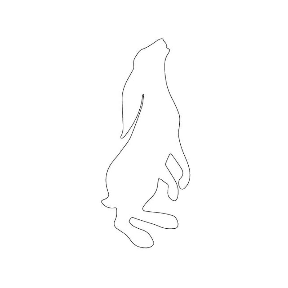 Precut Bunny Rabbit - COE 90