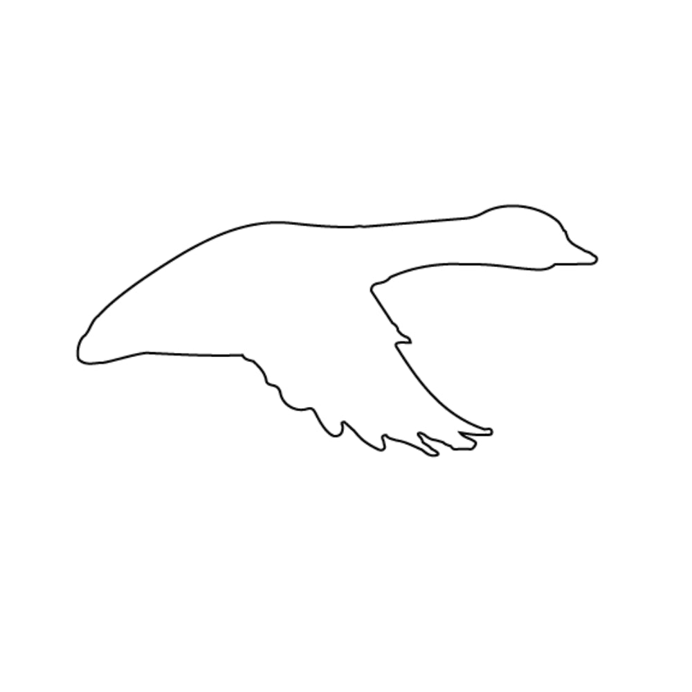 Geese or Goose Precut Glass Shape - COE 96