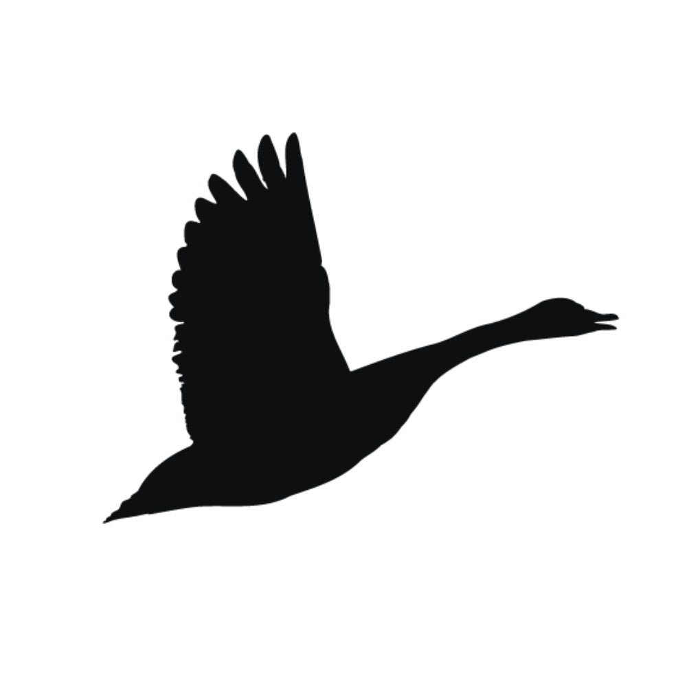 Geese or Goose Precut Glass Shape - COE 96