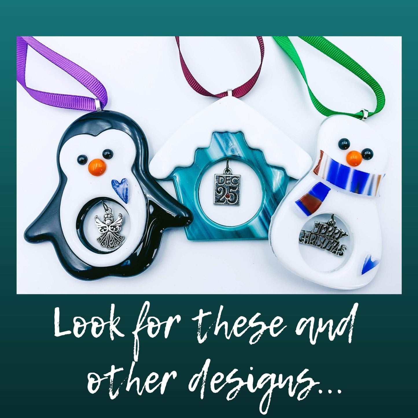 Skull and Crossbones Fused Glass Ornament